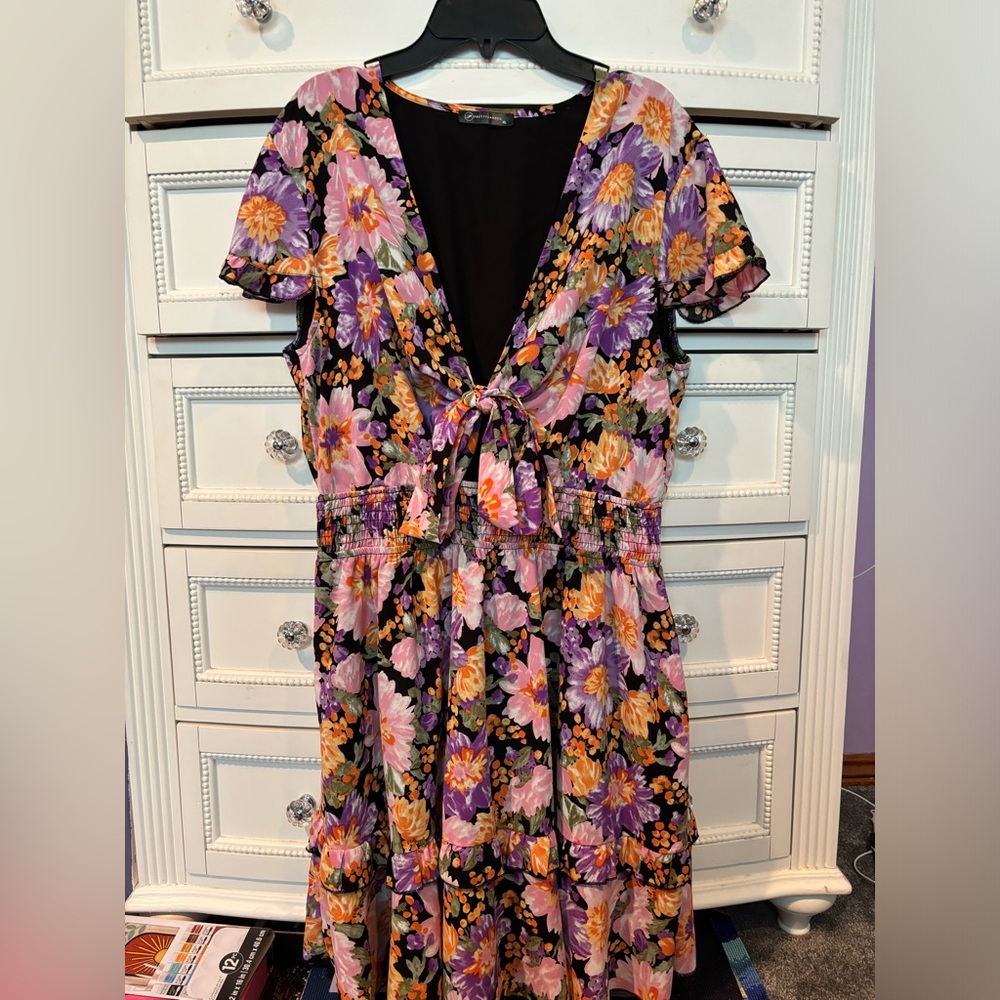 PRETTYGARDEN mini floral dress